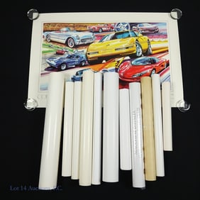 Assorted Race / Sports Car Posters (37)