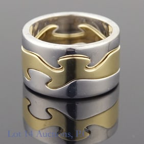 Georg Jensen 18k Gold Fusion Puzzle Ring