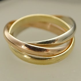 Cartier 18k Gold Trinity Ring - Vintage (+ Box)