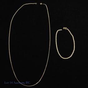 14k Y Gold Broken Chains