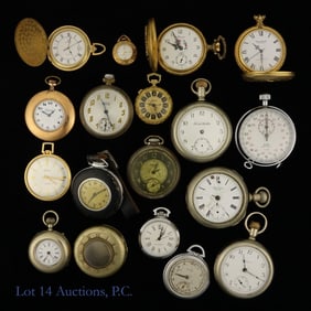 Pocket Watches (16 + 1) - For Parts / Repair