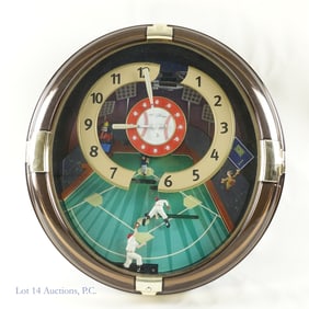 Seth Thomas Baseball Clock *