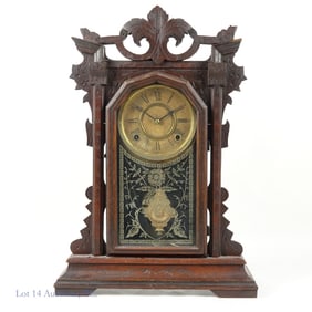 Gingerbread Mantle Clock