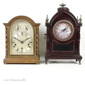 Wooden Mantle Clock (2)