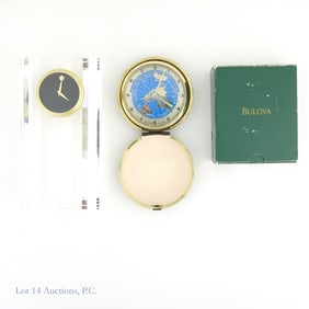 Clocks (2) (Bulova, Movado)