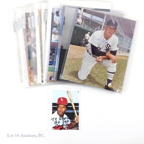 16 Signed White Sox Photos
