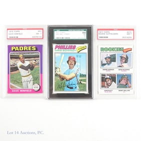 Dawson Winfield Schmidt Graded Cards (3)