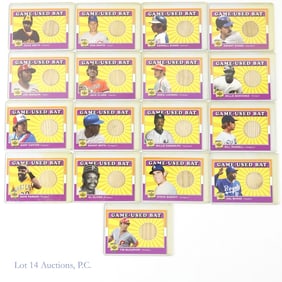 17 Upper Deck Decades Game Used Bat Cards