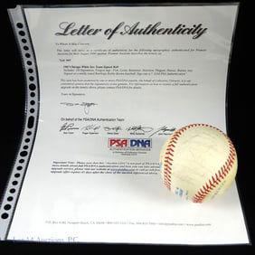 1987 Chicago White Sox Team Signed Baseball (PSA*)
