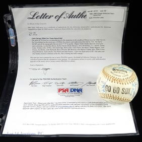 1966 Chicago White Sox Team Signed Baseball (PSA*)