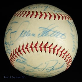 1948 Chicago White Sox Signed Baseball - 3 HOF