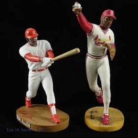 Dick Allen & Ozzie Smith Signed Hartland Statues