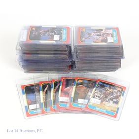 Over 100 1986-87 Fleer Basketball Cards