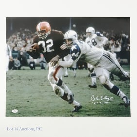 Bob Lilly Mr. Cowboy Signed 16"x20" Picture JSA