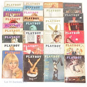 60-69 Playboy Magazines w/ CF (29) MATURE