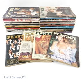 Playboy Magazines '74-79 w/ CF's, ADULT (30+)