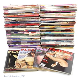 100 Playboy Magazines w/ CF's MATURE