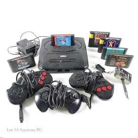 Genesis Game System & Games (6)