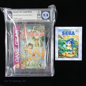 The Jungle Book SEGA GameGear (Graded) + Poster