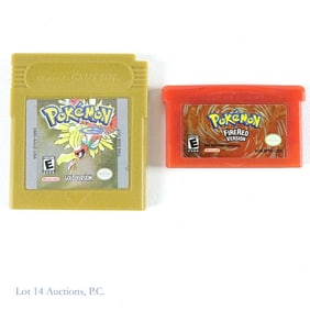 Pokemon Nintendo Game Boy, Advance Gold & FireRed