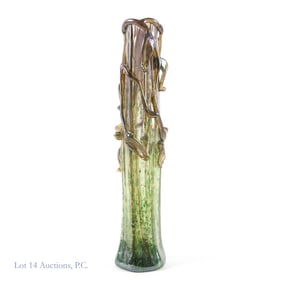 MCM Art Glass Vase (After Loetz?)