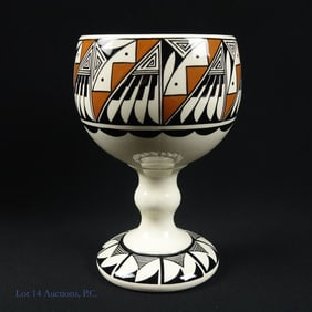 M. Curtis Laguna New Mexico Pottery Chalice