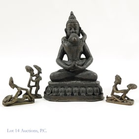 Yab-Yum, Akan Ashanti Erotic Bronze Statues (4)