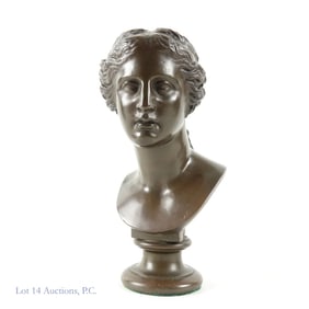 Bronze Venus de Milo Bust, Ferdinand Barbedienne