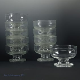 MCM Glass Dessert Bowls (10)