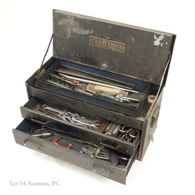 40's/50's Craftsman Toolbox w/ Tools (60+) LOCAL