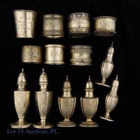 Sterling Silver Salt & Pepper Shakers & More