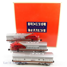 Lionel O Gauge 11711 Santa Fe ABA Locomotive Set
