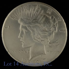1927 USA Silver Peace Dollar - Key Date (*MS 64)