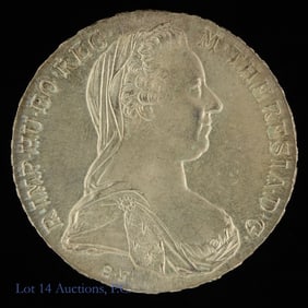 "1780" Vienna Silver Maria Theresa Thaler (*GEM BU)