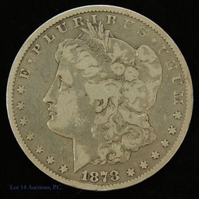1878-CC USA Silver Morgan Dollar (*VF)