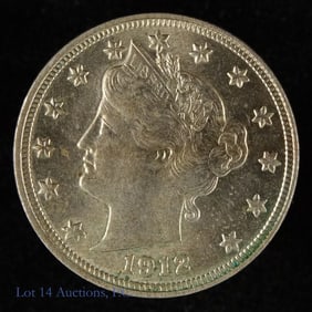 1912 USA Liberty Nickel - PCGS Survival Est. R-4.0 (*CH BU)