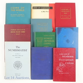 1938 - 1965 Numismatic Books, Mag. & Guides (10)