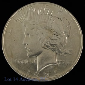 1926-D USA Silver Peace Dollar (*MS 63+)