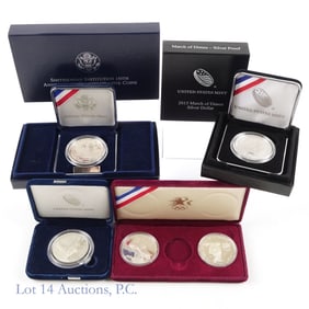 1983 - 2015 USA Silver Proof Comm $1s in OGP -5
