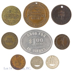 USA Civil War & Various Tokens (9)