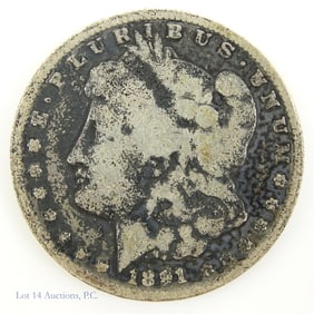 1891-CC USA Silver Morgan Dollar (*AG)