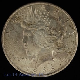 1926-S USA Silver Peace Dollar (*MS-60)