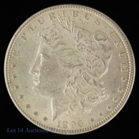 1896 (P) USA Silver Morgan Dollar (*BU)