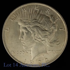 1923 (P) USA Silver Peace Dollar (*MS-64)