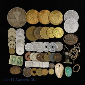 Various USA Tokens & Medals (50+)