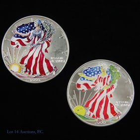American 99.9%-Silver Eagles $1 Bullion Coins -2