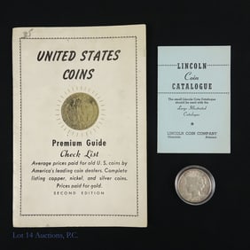 1924-S USA Silver Peace Dollar & Coin Guides (3)