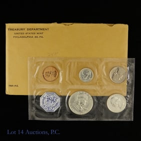 1959 (P) USA 5-Coin Silver Proof Set in OGP