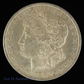 1881-O USA 90%-Silver Morgan Dollar