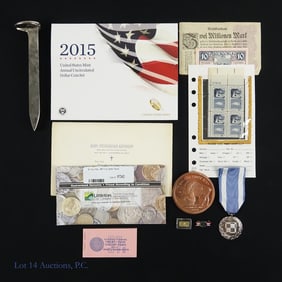 Various Historical, Stamp & Coin Items (11)